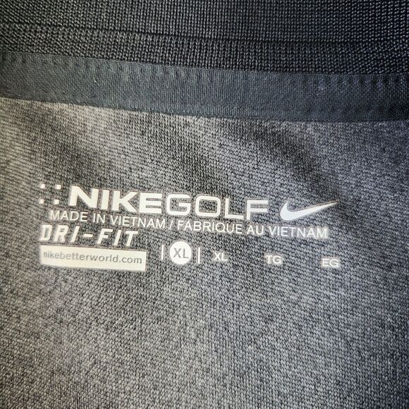 Nike Golf Sweater Mens XL 1/4 Zip Embroidered RMS Golfing Swoosh Preppy Sports - Picture 5 of 8